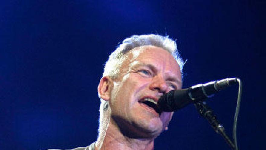 Sting en concierto.