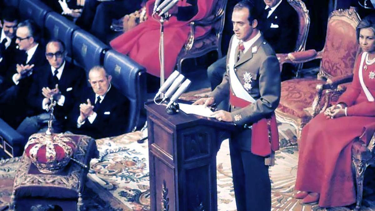 Proclamación de Xoán Carlos I (1975).