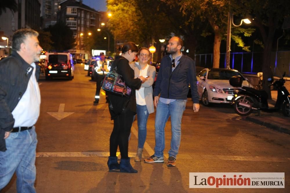 La noche de protesta de los agricultores se pasa con migas