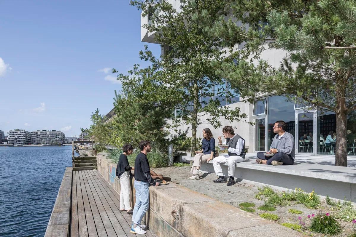 La sede de BIG en Copenhague conecta con el mar