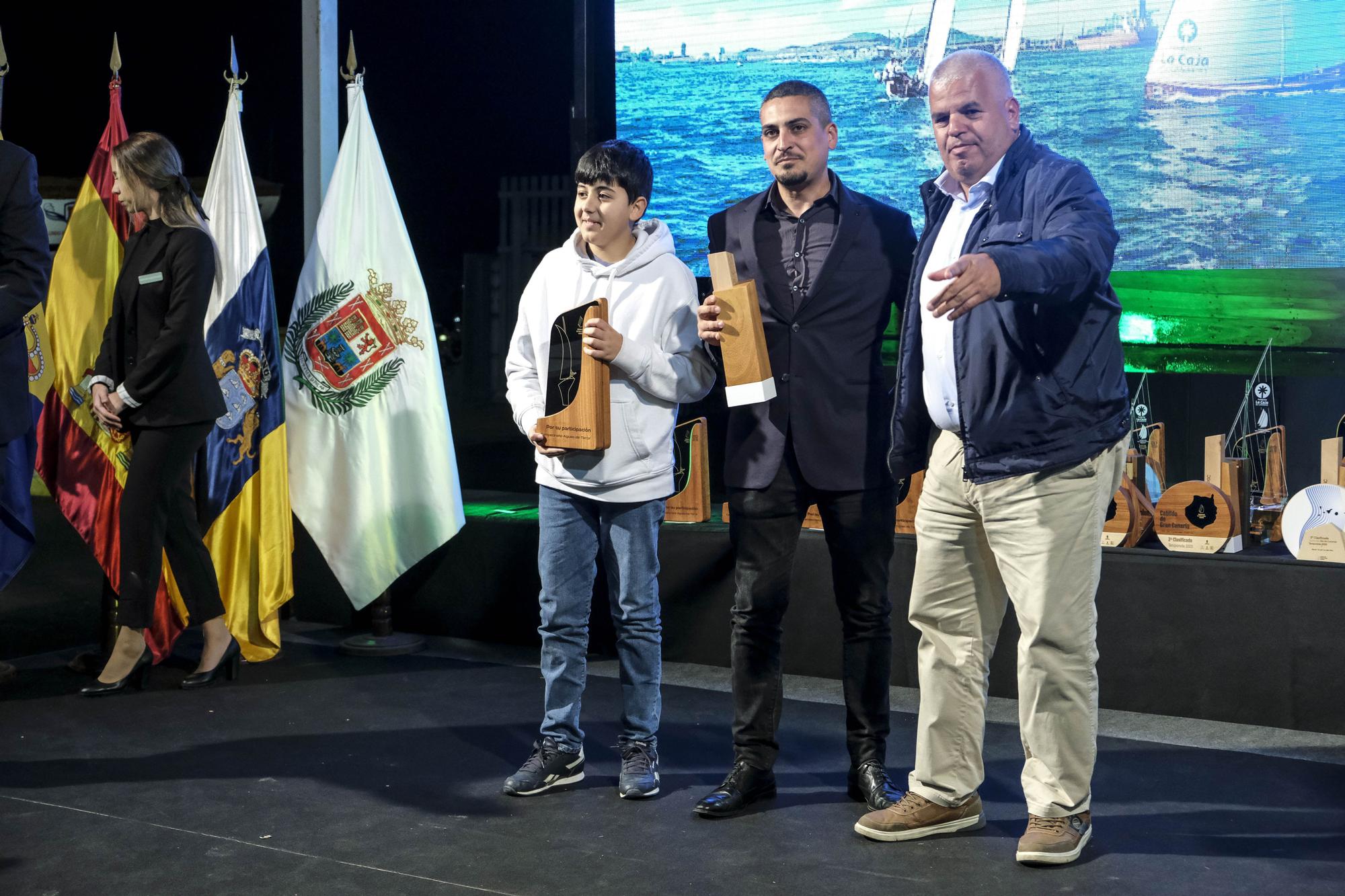 Entrega de trofeos de vela latina de la temporada 2023