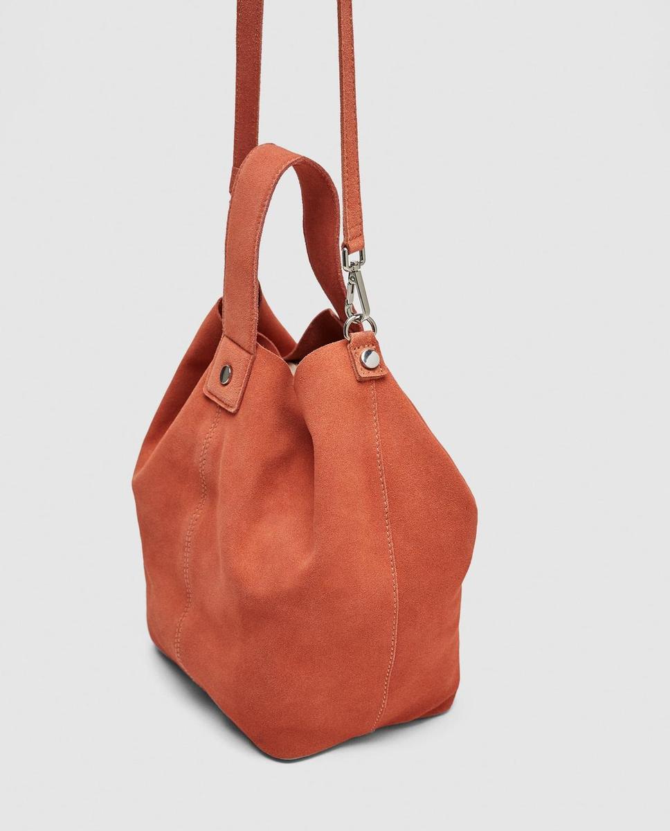 Bolso de piel de Zara