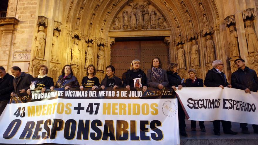 Concentración mensual de la víctimas del accidente del metro.