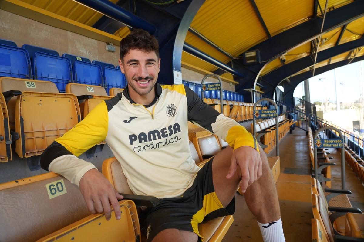 Santi Comesaña en la Ciudad Deportiva.