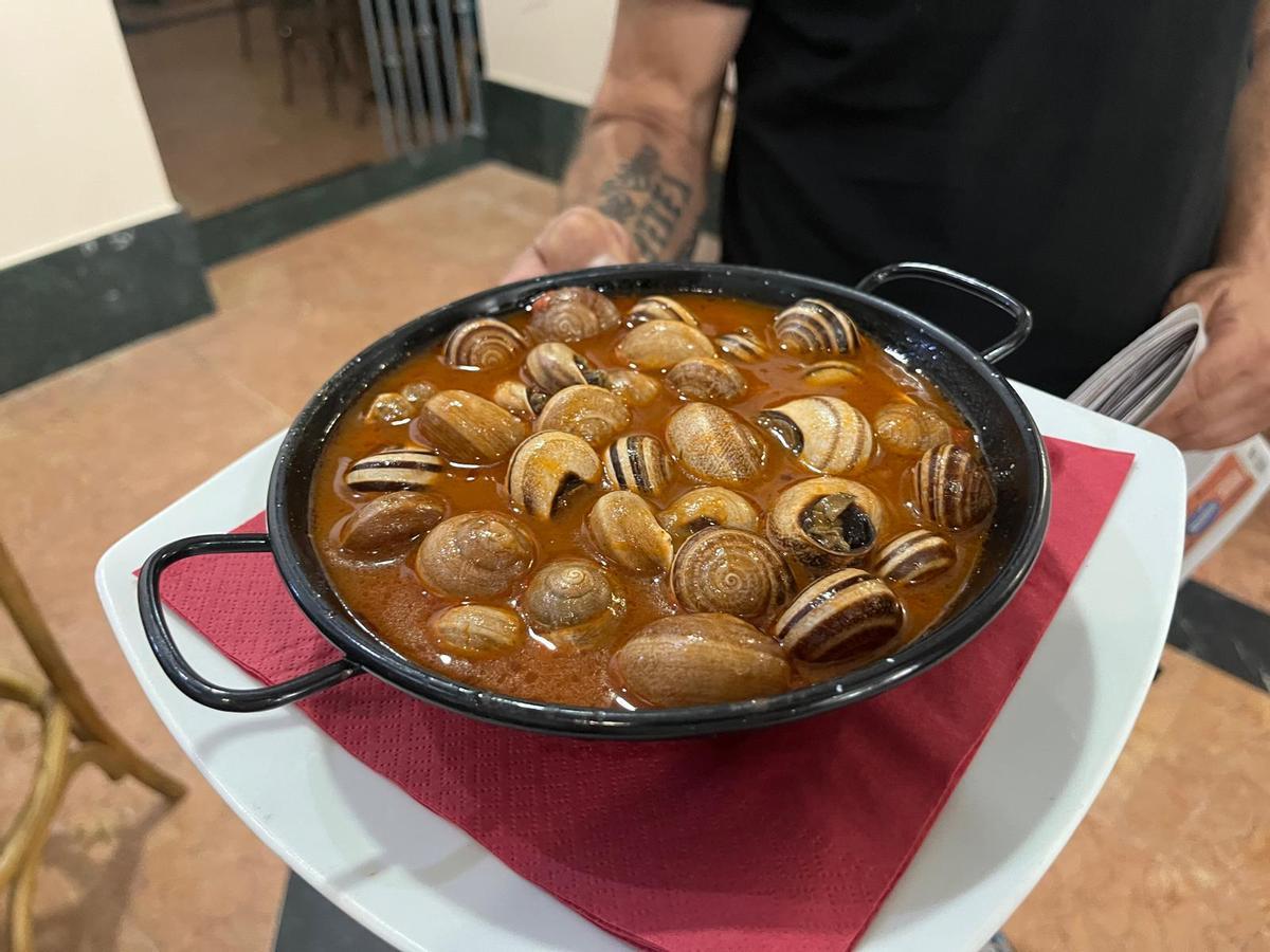 La tapa de caracoles.
