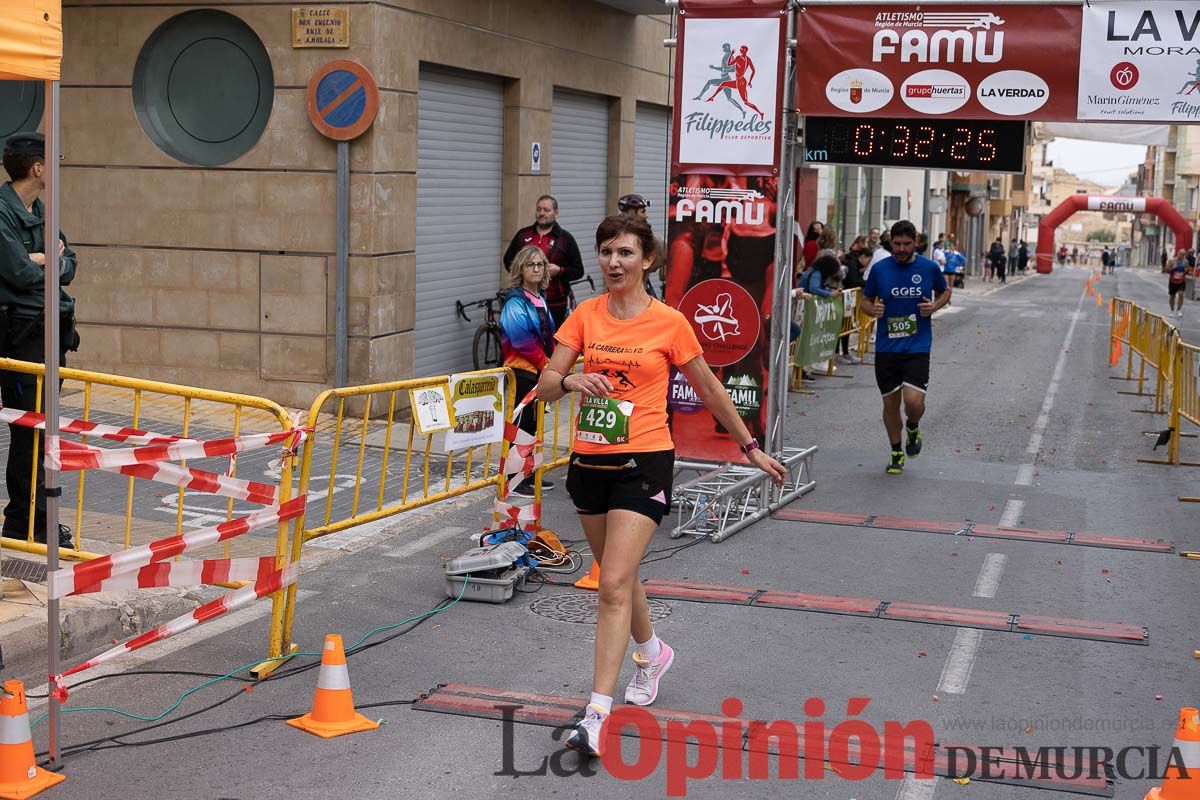 Carrera Popular Urbana y de la Mujer de Moratalla ‘La Villa, premio Marín Giménez (línea de meta)