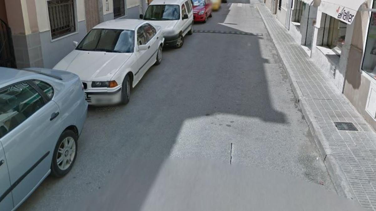 Calle de l'Olleria donde se produjo el ataque con arma blanca.