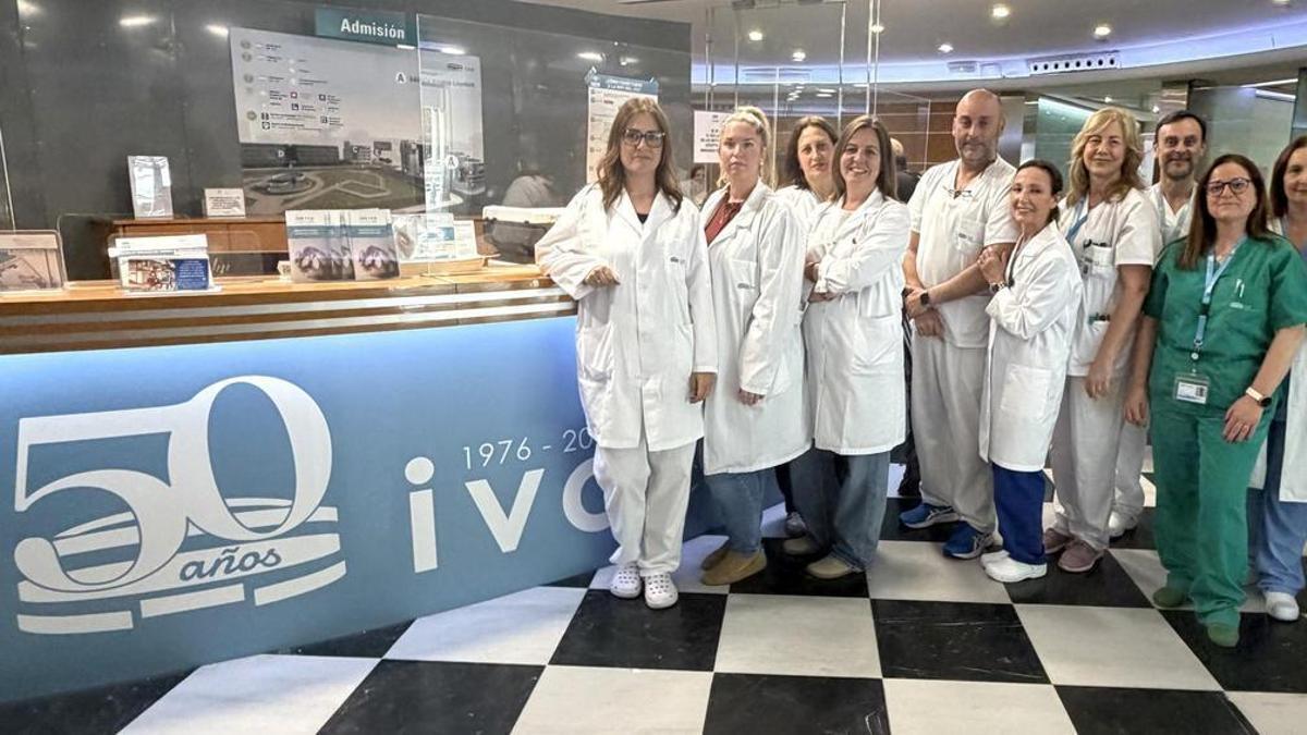 Equipo enfermería del IVO.