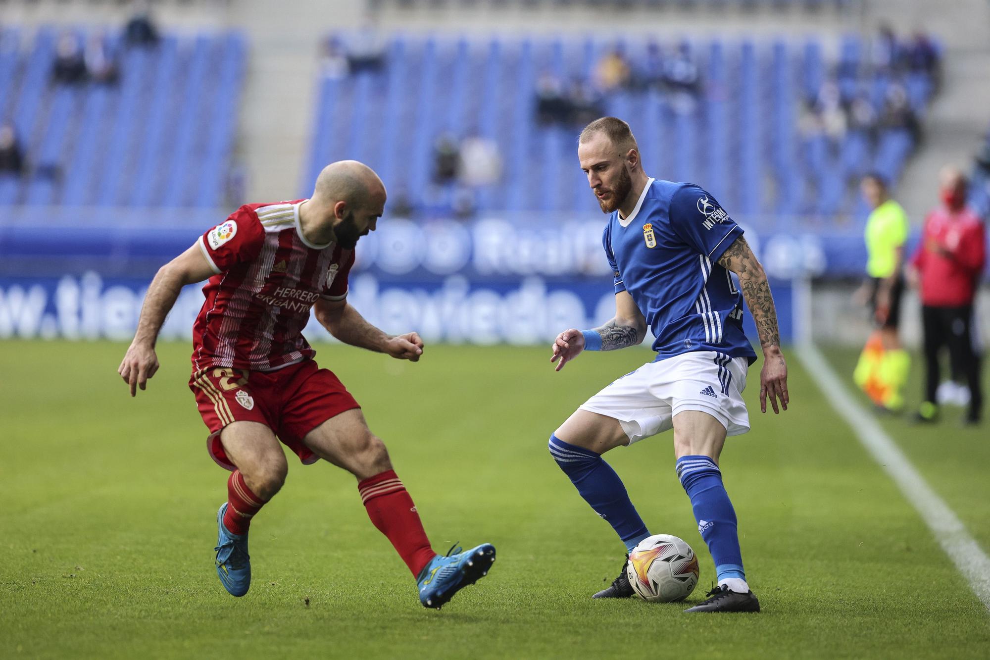 Las mejores imágenes de la victoria del Real Oviedo ante la Ponferradina (2-0)