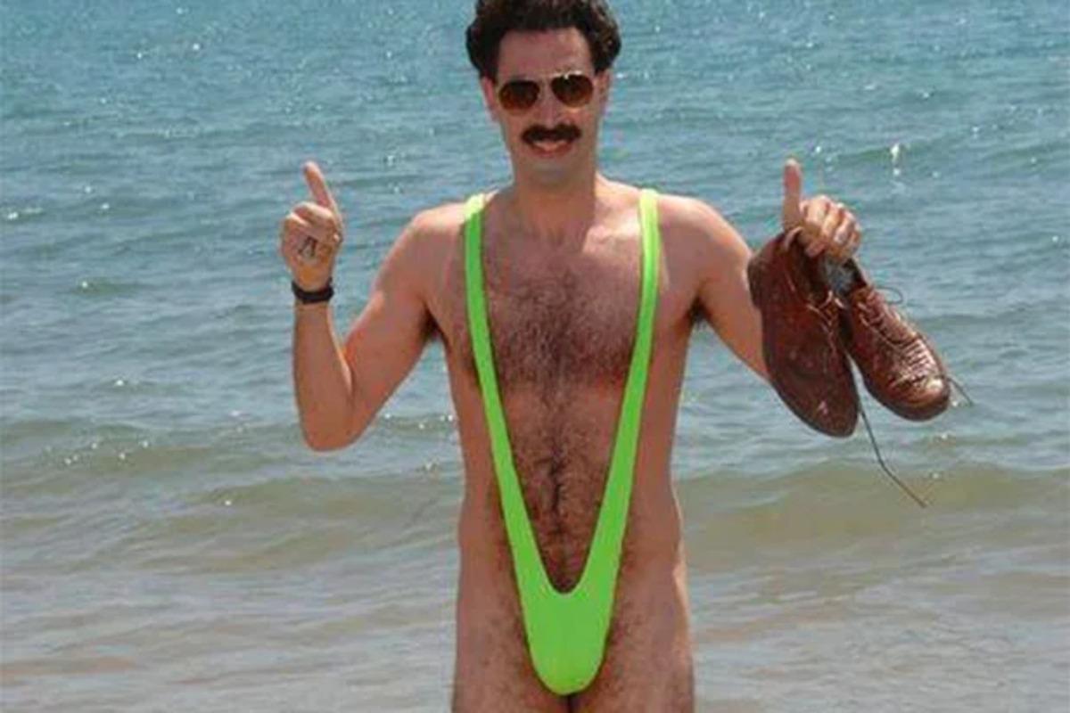 Bañador de Borat Mankini : : Moda