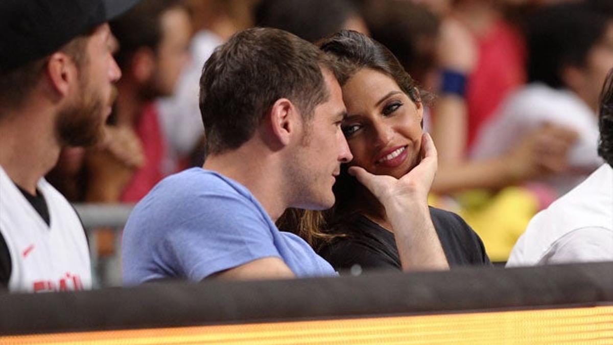 Sara Carbonero, Iker Casillas y Sergio Ramos