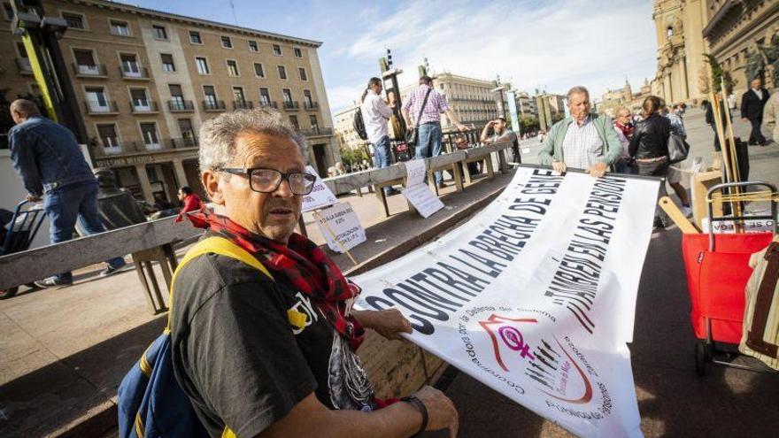 Las pensiones subirán 9,4 euros de media en Aragón