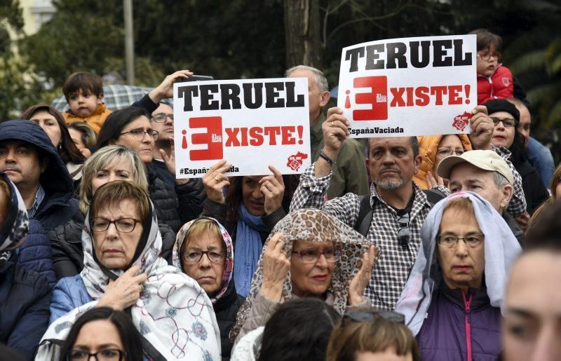 Manifestación 'Revuelta de la España vaciada' en Madrid