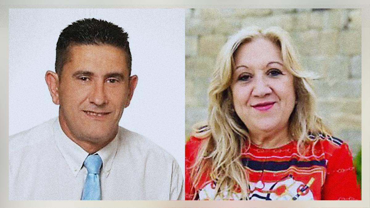 Luis Javier González, el denunciante, y María José Navarro, la denunciada.