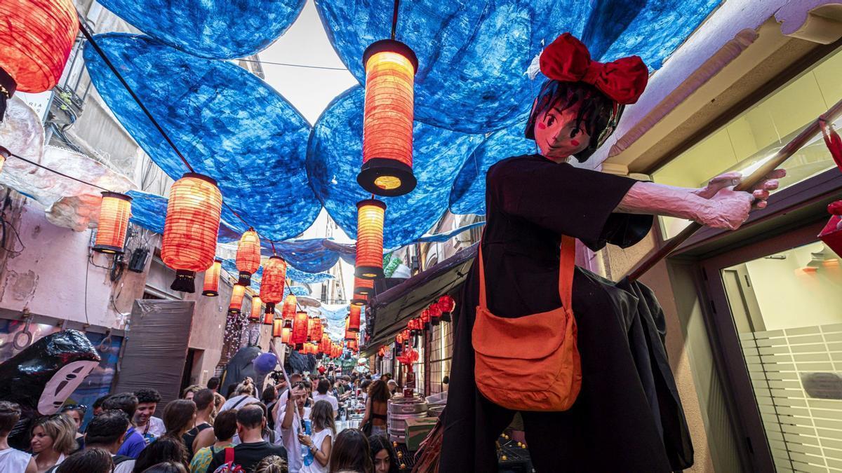 La calle ganadora de las fiestas de Gràcia: Mozart.