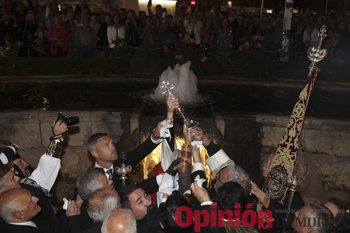 Fiestas de Caravaca: procesión del Baño (procesión, parlamento y baño de la Cruz)