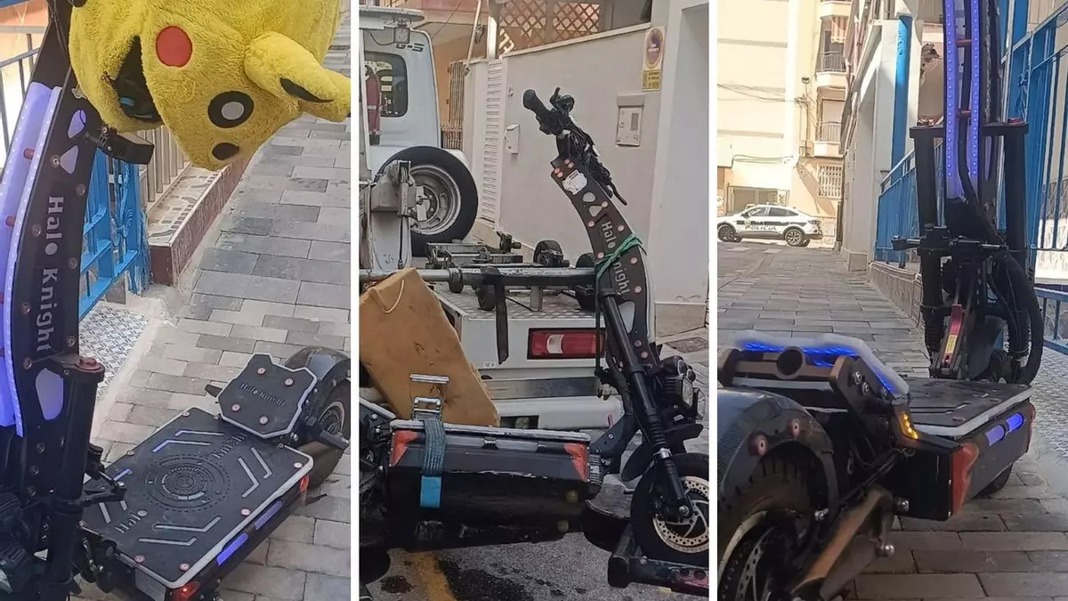 Circulaba en un patinete eléctrico a 135 km/h por Torrevieja y termina detenido tras subirlo a TikTok