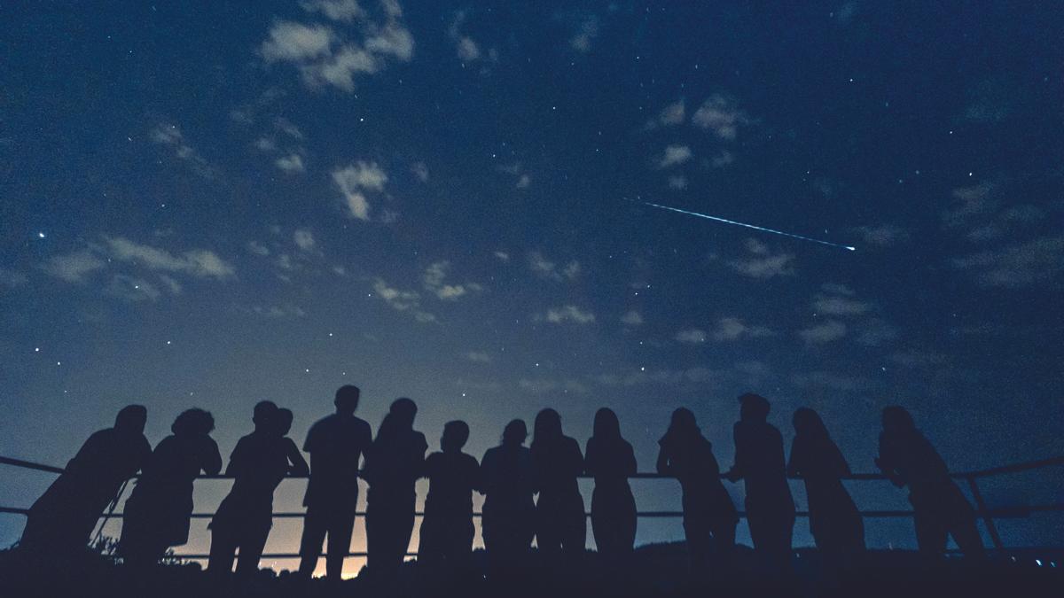 Las Perseidas vistas desde de Los Villares