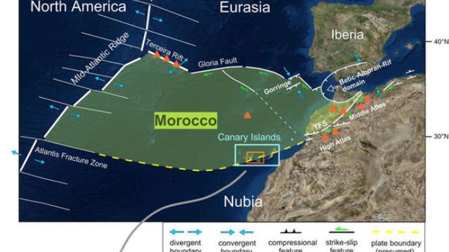 Mapa publicado en &#039;Scientific Reports&#039;.