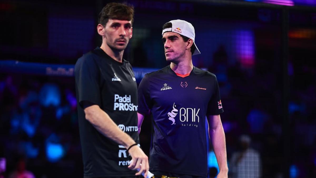 Stupaczuk y Lebrón durante su último partido juntos