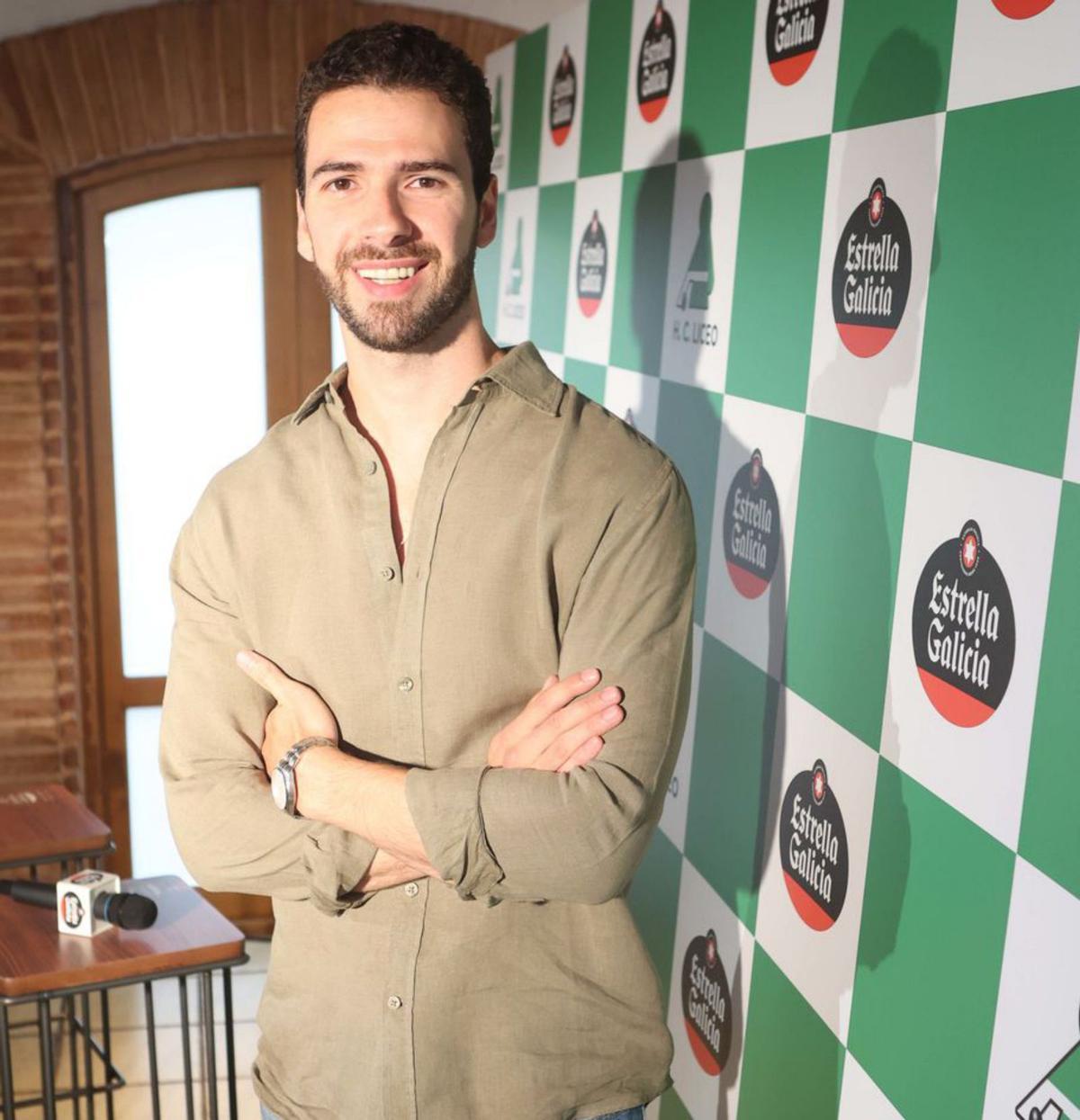 Nuno Paiva en su presentación con el Liceo.