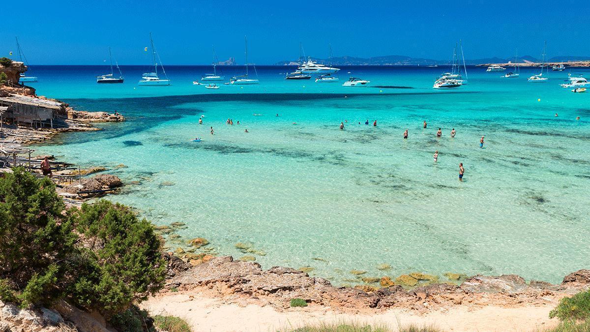 La cala Saona de Formentera.