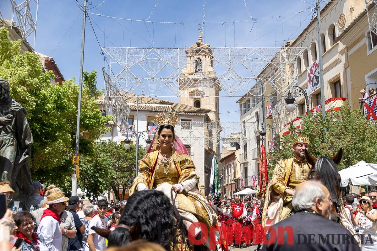 Moros y Cristianos en la mañana del dos de mayo en Caravaca