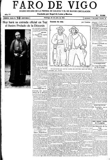 As «Cousas» de Castelao en Faro de Vigo