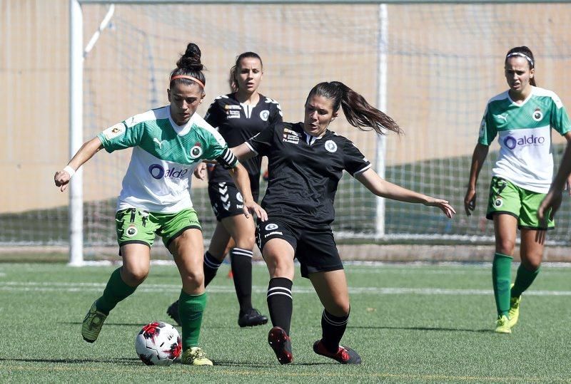 Partido de esta mañana entre el Zaragoza CFF y el Racing Féminas