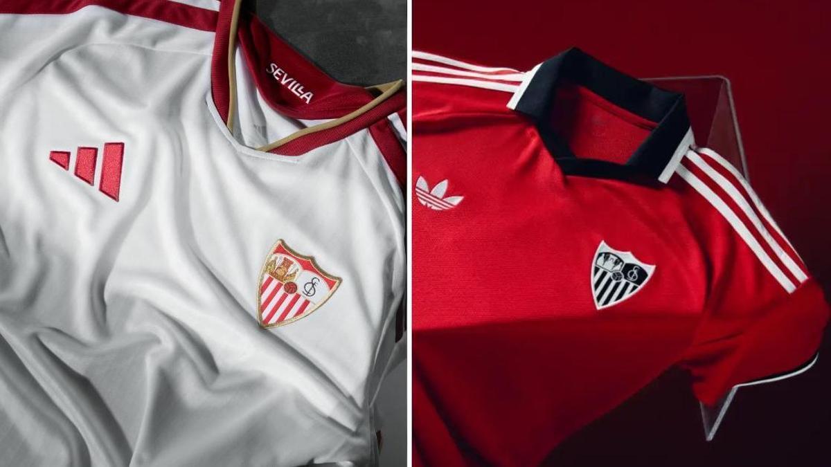 Primera y segunda equipación del Sevilla FC para la temporada 26/27