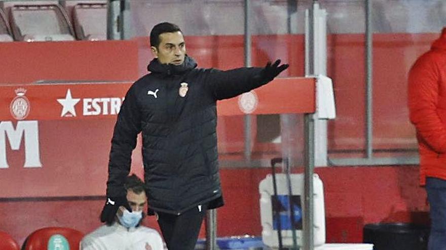 Francisco en el partit de Copa a Montilivi.