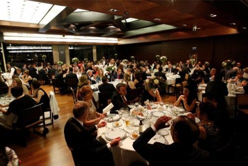 Cena de gala de la gran familia sardinera