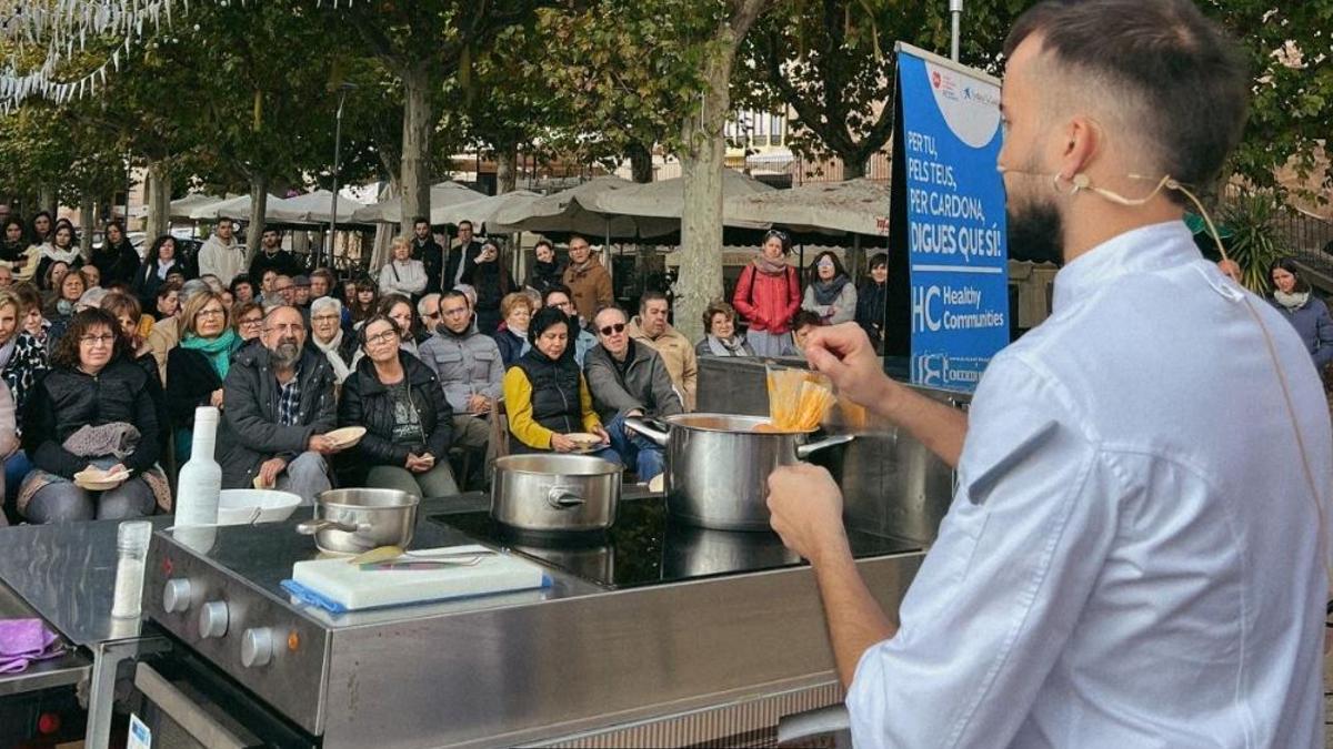 Un dels tallers realitzats al llarg d'aquest últim any a Cardona