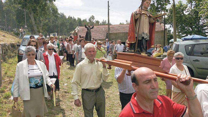 Imagen de la procesión del año pasado en el entorno de Sanamedio.  // Carmen Giménez