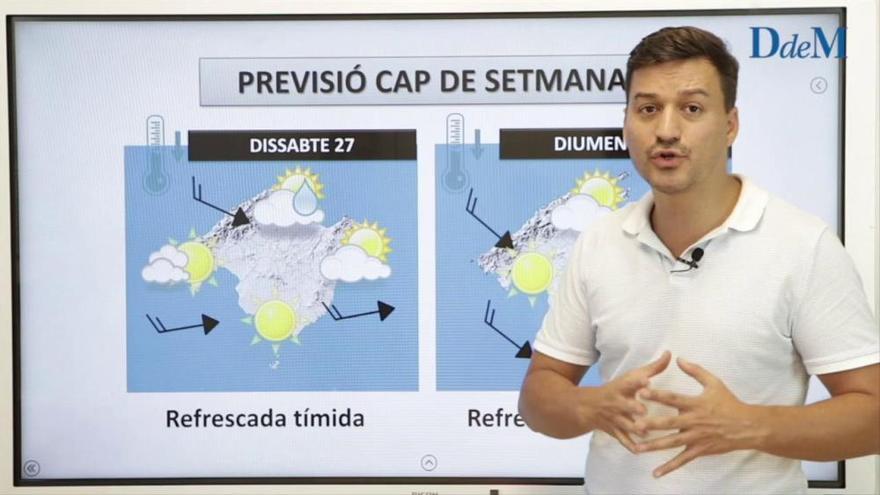 El tiempo en Mallorca: Se suavizan las temperaturas y aumentan las nubes