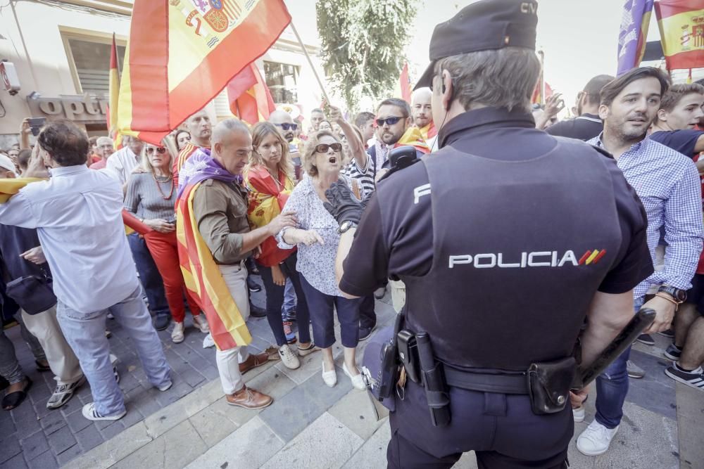 Accidentada manifestación por la