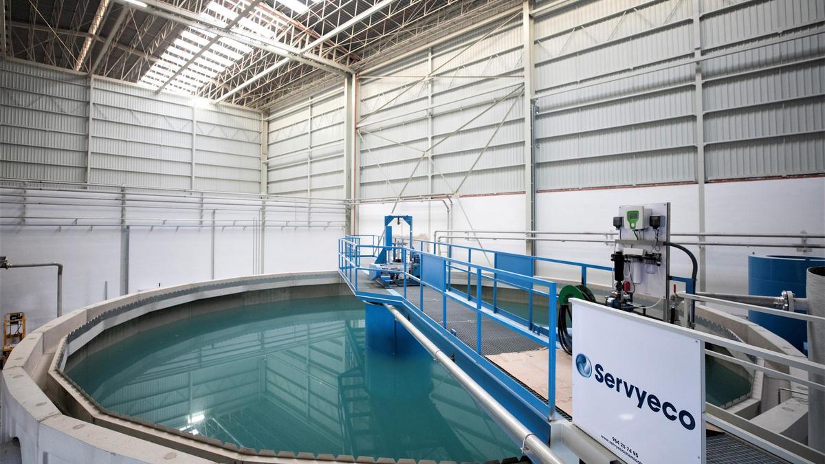 Nuevas instalaciones en Porcelanosa, para la reutilización de agua para la producción de piedra sinterizada y porcelánico de gran formato, diseñada y ejecutada por Servyeco.
