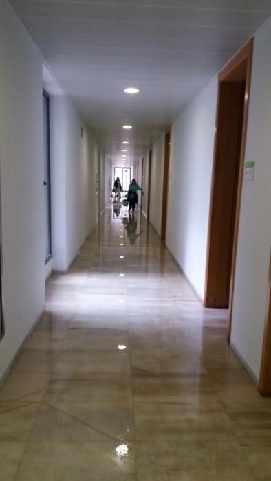 Inundaciones en el Conservatorio Superior de Música de Valencia