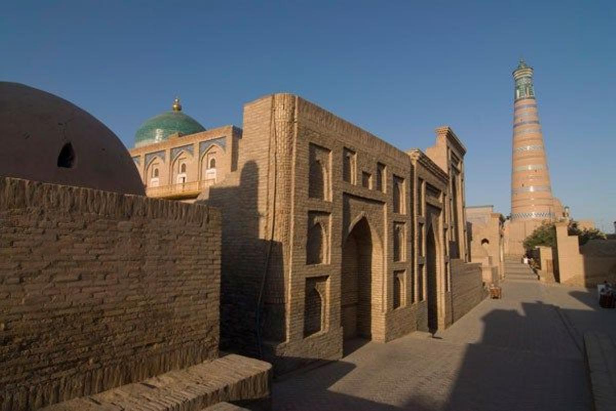 Mezquita en Itchan Kala, en Khiva.
