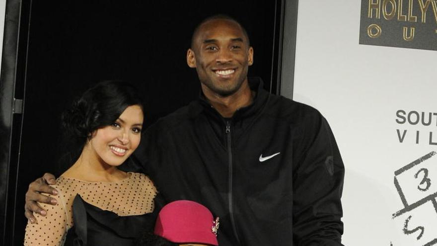 Kobe Bryant y su esposa, Vanessa.