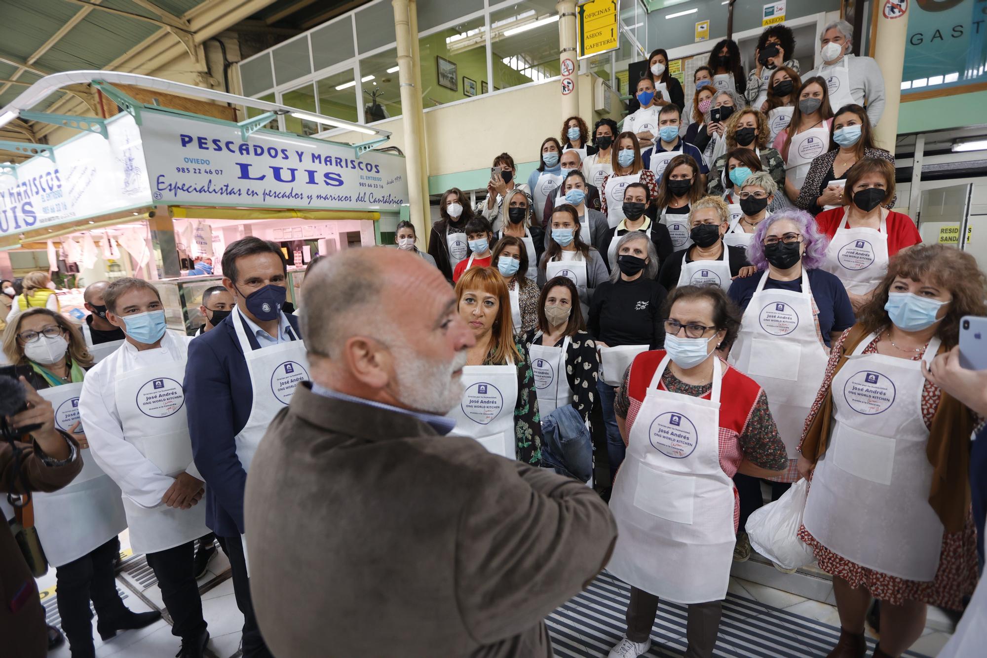 José Andrés revoluciona el mercado del Fontán de Oviedo