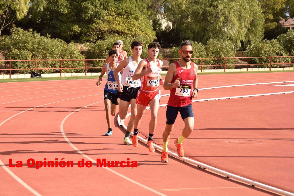 Regional absoluto y sub-23 de atletismo en Lorca (I)