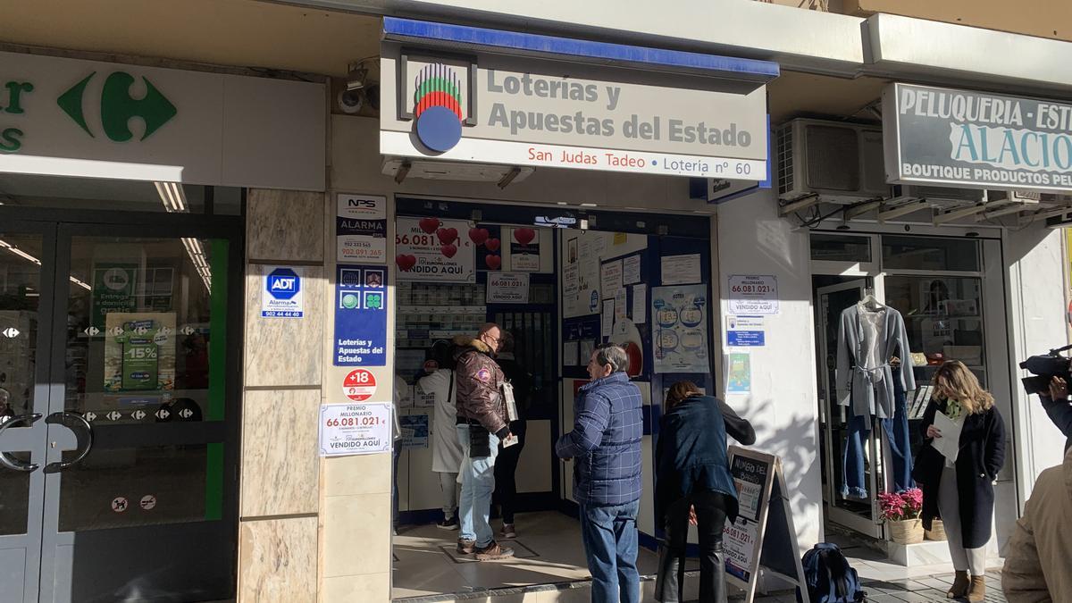 El bote del sorteo del Euromillones cae en Málaga