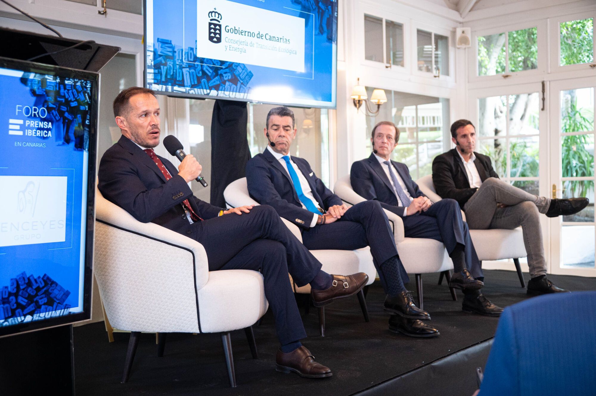 Foro de El Día y La Provincia con el consejero de Transición Ecológica y Energía, Mariano Hernández Zapata.

