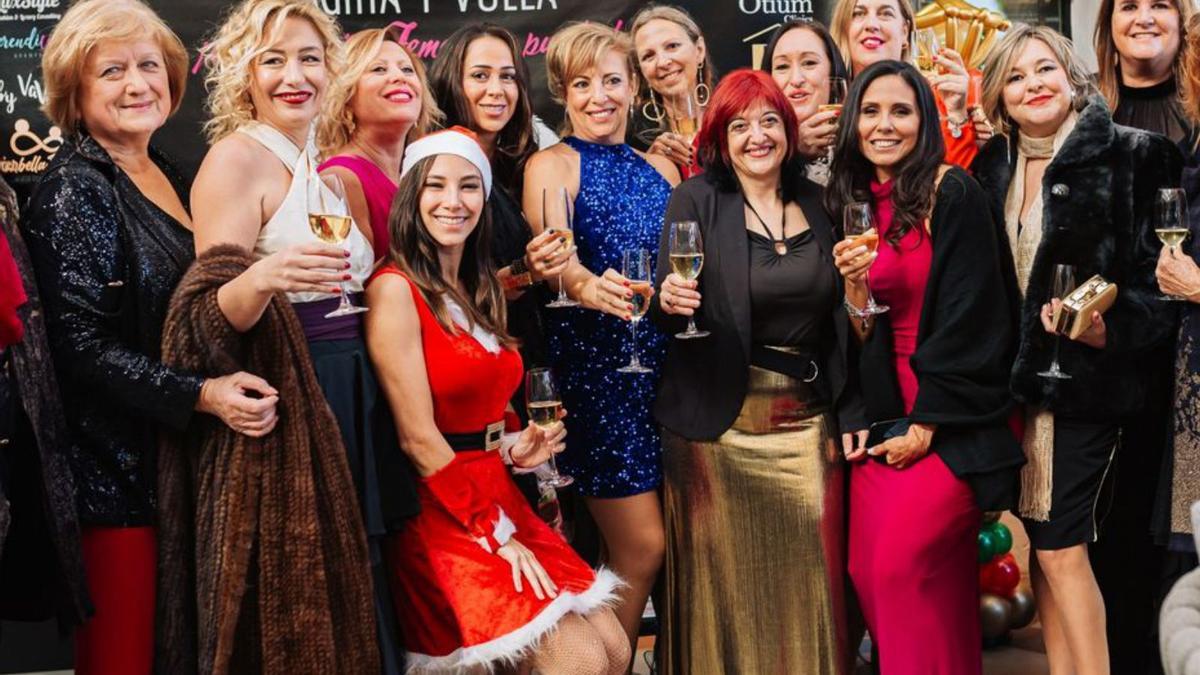 Socias premiadas en la gala de Sinergias Femeninas.