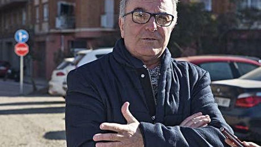Agapito López, president veïnal del barri Mion-Puigberenguer-Poal
