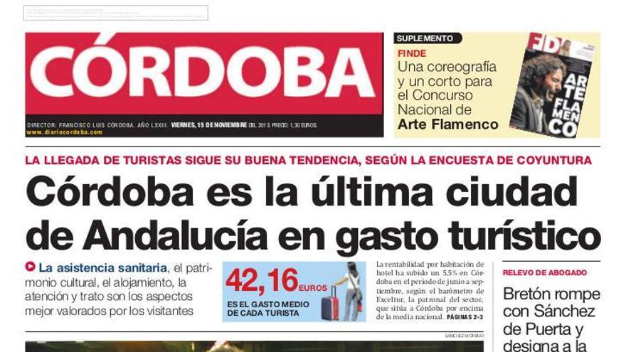 La portada de CÓRDOBA