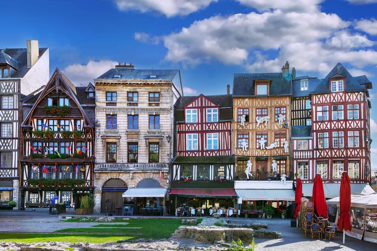 El casco histórico de Rouen
