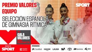 VI Gala Valores Deporte - Selección Española de Gimnasia Rítmica, Premio Selección
