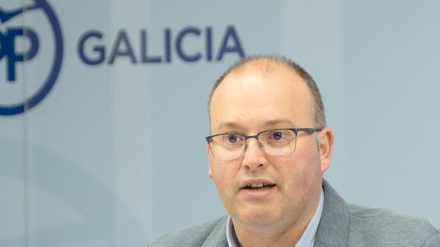 El secretario xeral del PP gallego, Miguel Tellado.